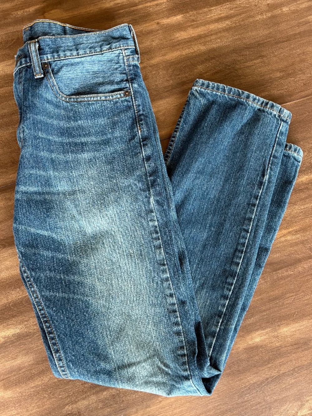 Levi Strauss & Co 505 Mens Jeans Regular Fit Blue Denim Size 31x34 - Picture 12 of 14